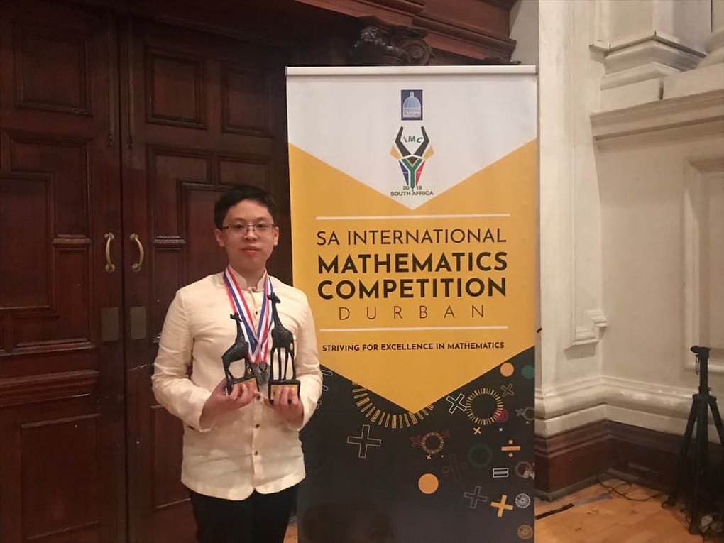 Keean Nathaniel Tang South African International Mathematics Competition
